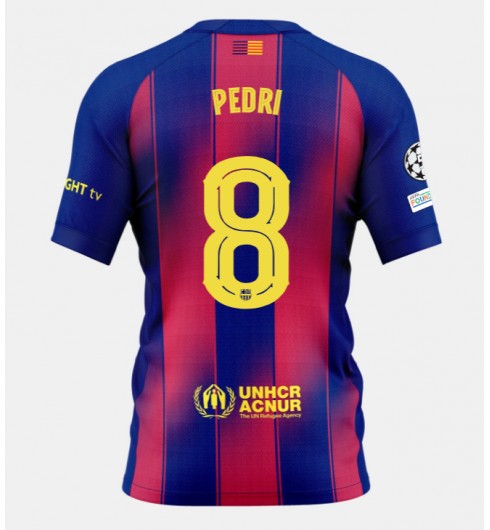 Barcelona Pedri Gonzalez #8 Domácí Dres 2025-26 Krátký Rukáv Barcelona Pedri Gonzalez #8 Domácí Dres 2025-26 Krátký Rukáv